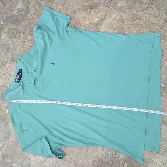 Polo by Ralph Lauren XL Sea Green Teal Short‎ Sleeve Polo Shirt - Picture 6 of 6